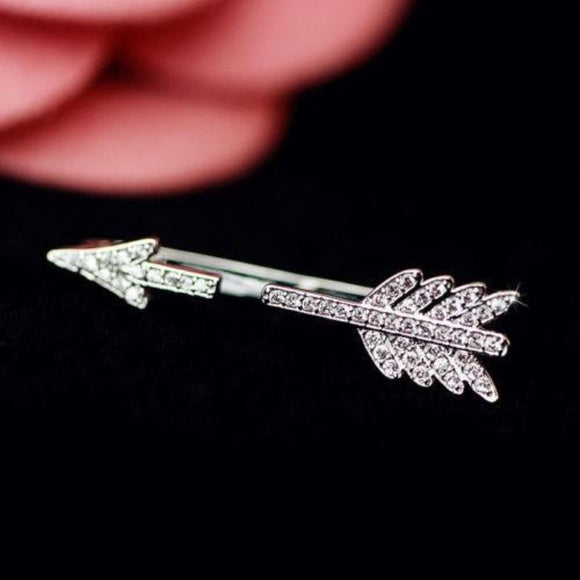 Arrow Crystal Stud Earring