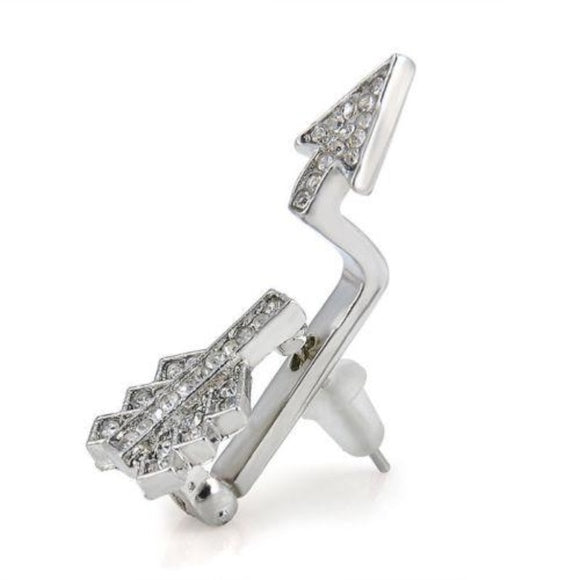 Arrow Crystal Stud Earring